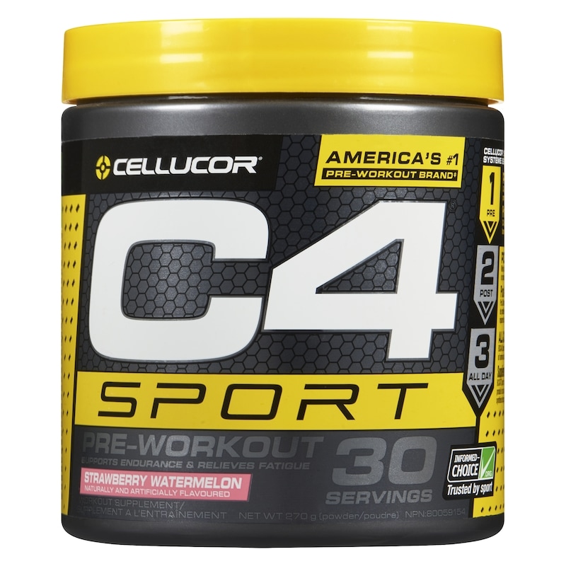 Workout Supplement Powder Strawberry Watermelon