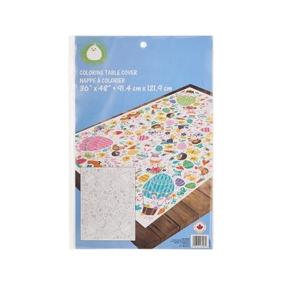null Easter Colouring Table Cover 1 ea, $3.00/1ea