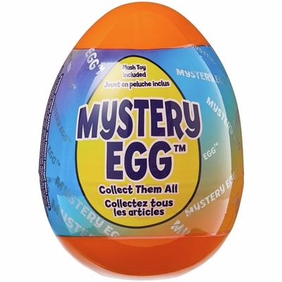 null Peluche œuf mystère, orange 1 ea, 6,00 $/1ch
