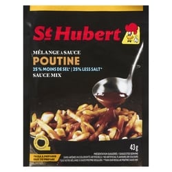 Sauce Mix Poutine, 25% Less Salt