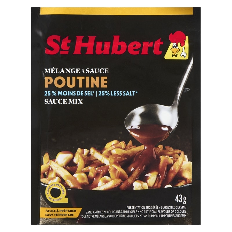 Sauce Mix Poutine, 25% Less Salt