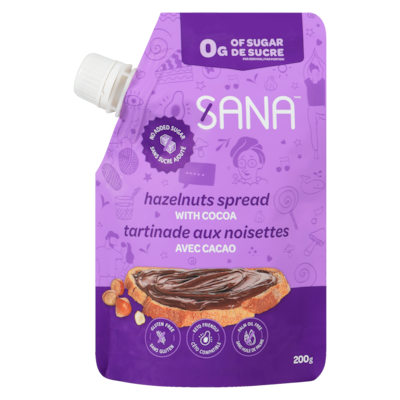 Sana Hazelnuts Spread With Cocoa 200 g, $6.00/100g