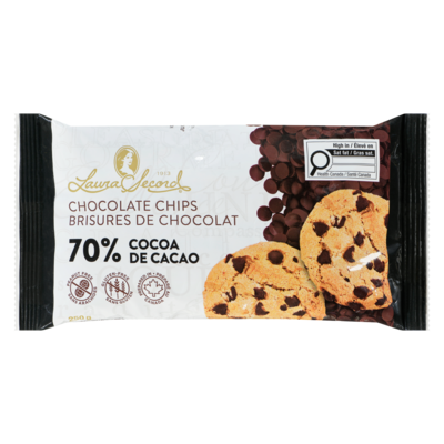 Laura Secord Brisures de chocolat, 70 % de cacao 250 g, 2,40 $/100g