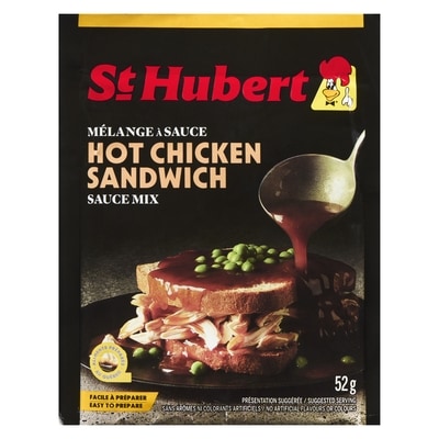 St Hubert Sauce Mix Hot Chicken Sandwich 52 g, $6.33/100g