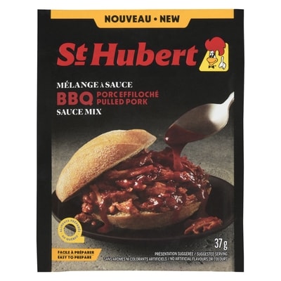 St Hubert Sauce Mix Bbq Pulled Pork 37 g, $3.38/100g