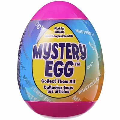 null Peluche œuf mystère, rose 1 ea, 6,00 $/1ch