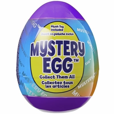null Mystery Egg with Plush Toy, Purple 1 ea, $6.00/1ea