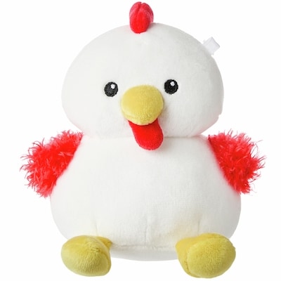 null Petite peluche coq, blanc et rouge 1 ea, 5,00 $/1ch