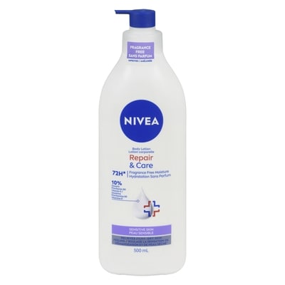Nivea Body Lotion Fragrance Free Sensitive Skin 500 ml, $2.80/100ml