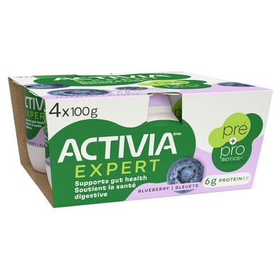 Activia Expert Yogurt, Pre & Probiotics, Blueberry 100 g, $4.00/100g