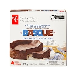 President's Choice Chocolate Northern Spanish-Style Basque Cheesecake 600 g, $1.83/100g