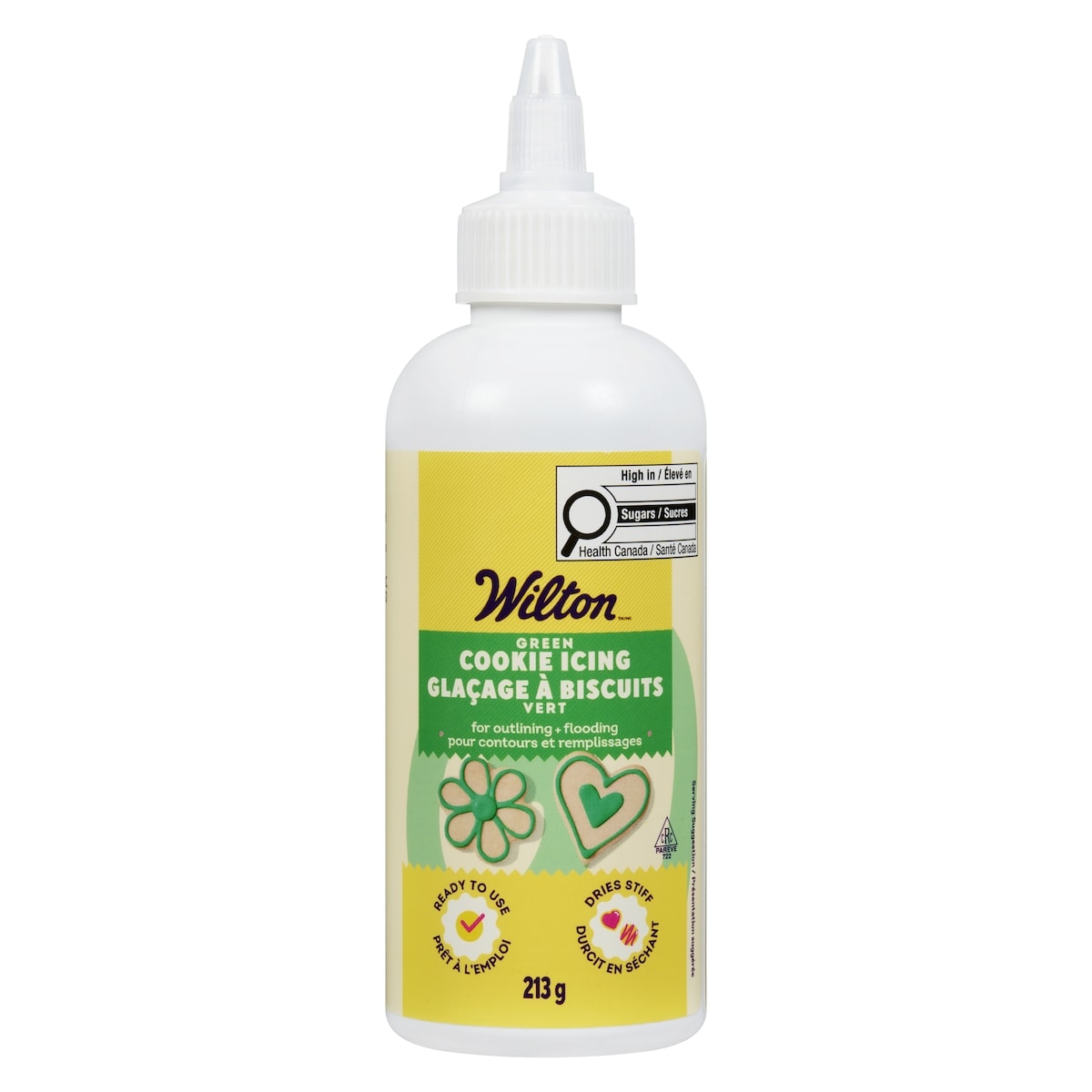 Wilton Cookie Icing Green 213 g, $2.82/100g