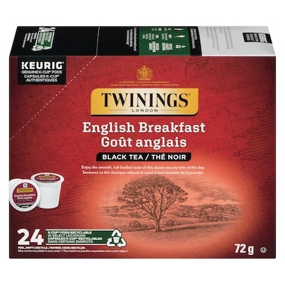 Twinings Thé noir goût anglais 24 ea, 0,83 $/1ch