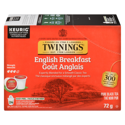 Twinings Thé noir goût anglais 24 ea, 0,83 $/1ch
