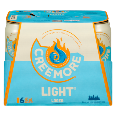 Creemore Springs Lager légère (Pièce d’identité requise au moment du ramassage) 6x473.0 ml, 0,86 $/100ml
