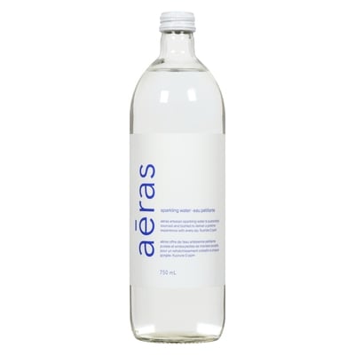 Aeras Sparkling Water 750 ml, $0.53/100ml