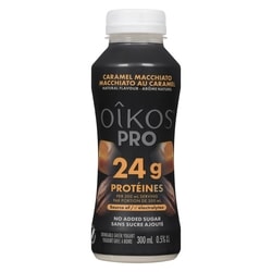 Oikos Yogourt grec à boire macchiato au caramel 0.5% m.g. 300 ml, 0,83 $/100ml