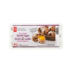 President's Choice Farm-Fresh Quail Eggs 18 ea, $0.25/1ea