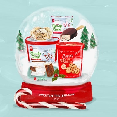 Scoop Shop Santa's Milk and Cookies Ice Cream