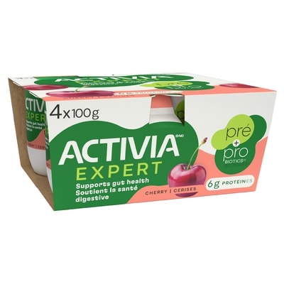 Activia Expert Yogurt, Pre & Probiotics, Cherry 100 g, $4.00/100g