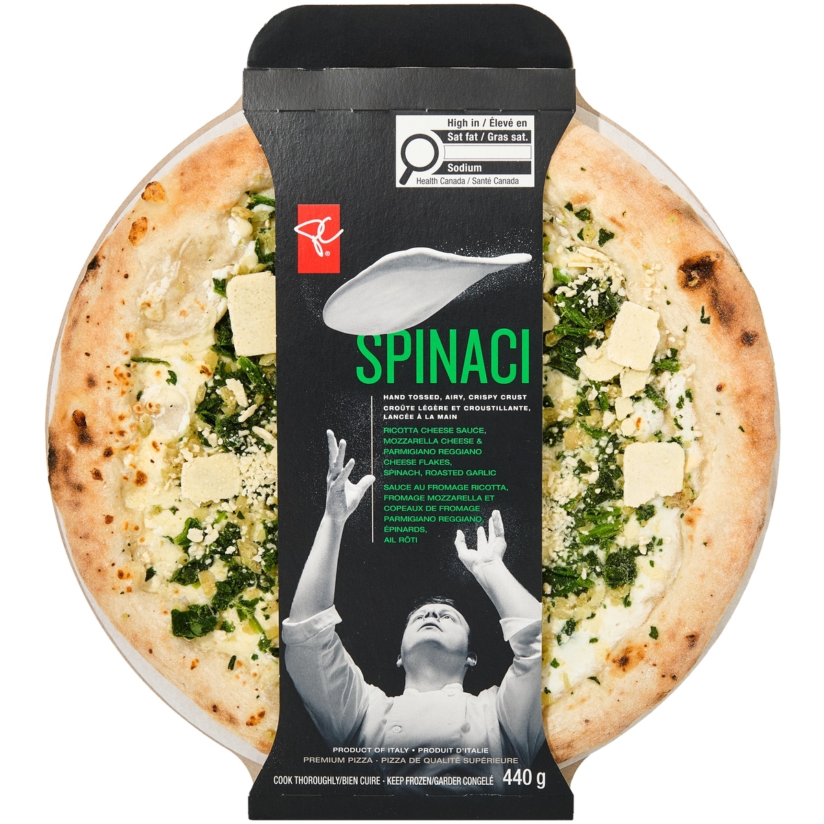 PC Black Label Spinaci Premium Pizza