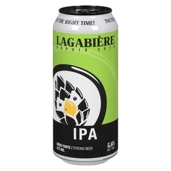 LAGABIERE Bière forte ipa (Pièce d’identité requise au moment du ramassage) 473 ml, 0,74 $/100ml