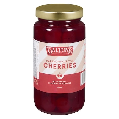 Daltons Cherries Maraschino-Style 250 ml, $1.80/100ml