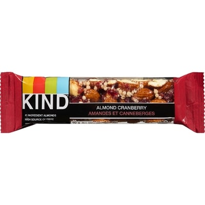 Kind Barre aux noix amandes et canneberges, cas 12x40.0 g, 3,75 $/100g