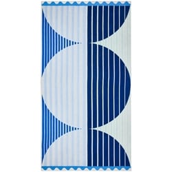 Life at Home Cotton Beach Towel - Circles 1 ea, $20.00/1ea