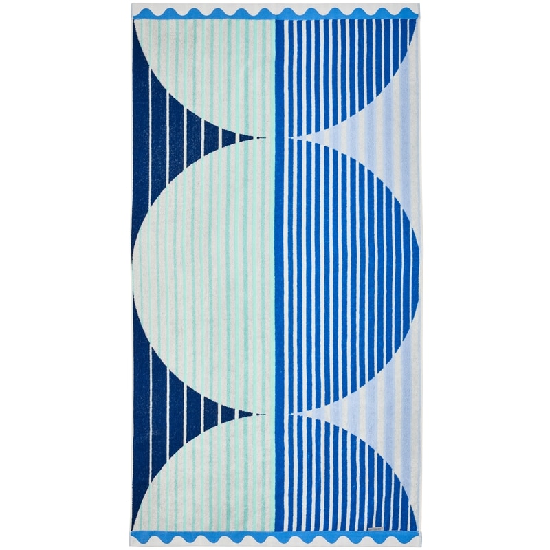 Cotton Beach Towel - Circles