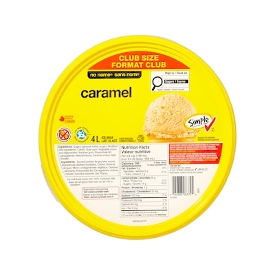 No Name Caramel Ice Milk Club Size 4000 ml, $0.20/100ml