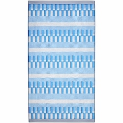 Life at Home Cotton Beach Towel - Blue Stripe 1 ea, $20.00/1ea