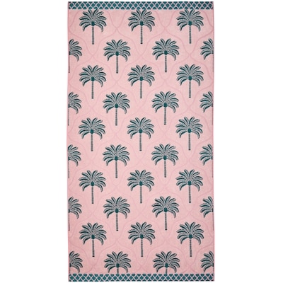 Life at Home Serviette de plage en coton – palmiers 1 ea, 20,00 $/1ch