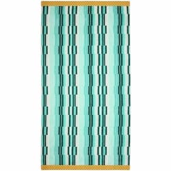 Life at Home Serviette de plage en coton – rayures aqua 1 ea, 20,00 $/1ch