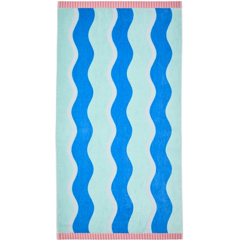 Cotton Beach Towel - Waves