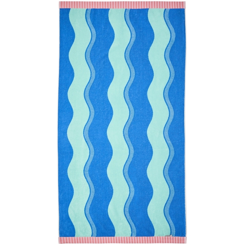 Cotton Beach Towel - Waves