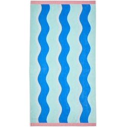 Life at Home Serviette de plage en coton – vagues 1 ea, 20,00 $/1ch