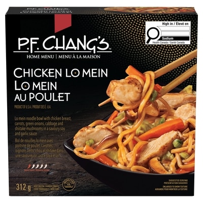 P.F. Chang's Home Menu, Chicken Lo Mein 312 g, $2.88/100g