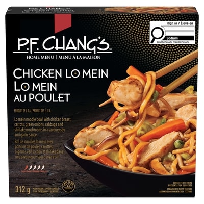 P.F. Chang's Menu à la maison, lo mein au poulet 312 g, 2,56 $/100g