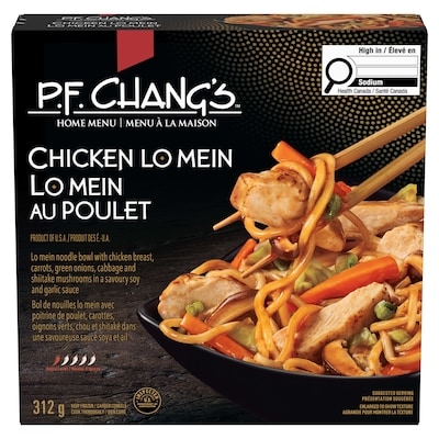P.F. Chang's Menu à la maison, lo mein au poulet 312 g, 2,24 $/100g