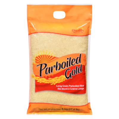 Parboiled Gold Long Grain Parboiled Rice 8 kg, $0.20/100g