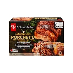 le Choix du Président Rôti d’épaule de porc picnic assaisonné Porchetta 1.2 kg, 1,73 $/100g