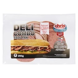 Chris Brothers Deli Combo Valu Pak 250 g, $2.40/100g