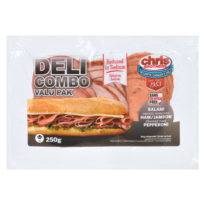 Chris Brothers Deli combo valu pak 250 g, 2,52 $/100g
