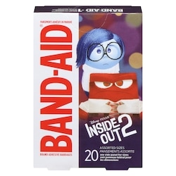 Band-Aid Brand Adhesive Bandages Disney Pixar Inside Out 2 20 ea, $0.31/1ea