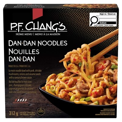 P.F. Chang's Nouilles dan dan 312 g, 2,56 $/100g