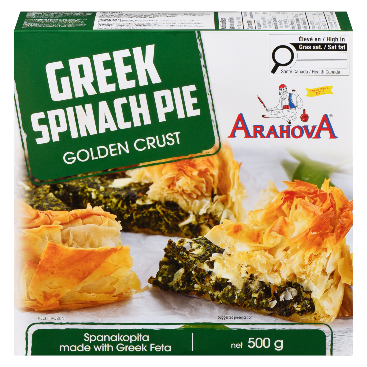 Greek Spinach Pie Golden Crust