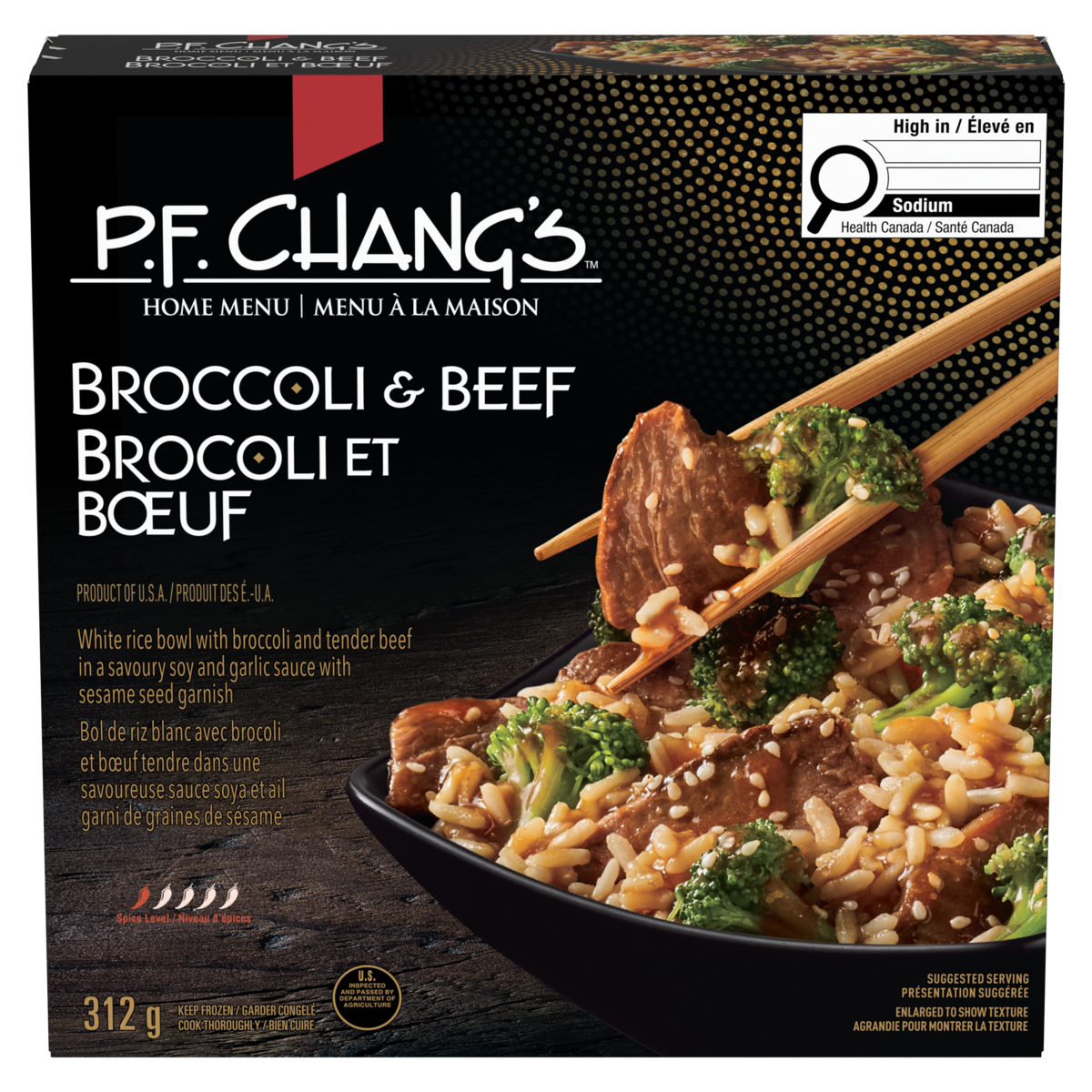 P.F. Chang's Broccoli & Beef 312 g, $2.88/100g