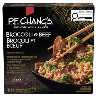 P.F. Chang's Home Menu, Broccoli & Beef 312 g, $2.24/100g