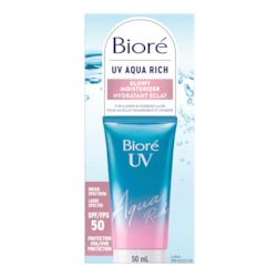 Glowy Moisturizer Lotion Uv Aqua Rich Spf 50